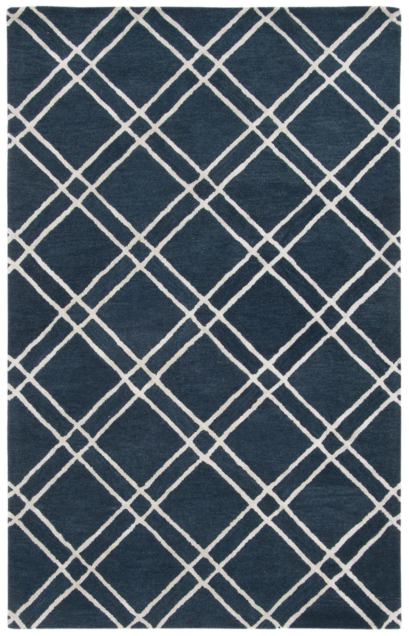 Himalaya Double Diamond Hand-Tufted Wool Rug