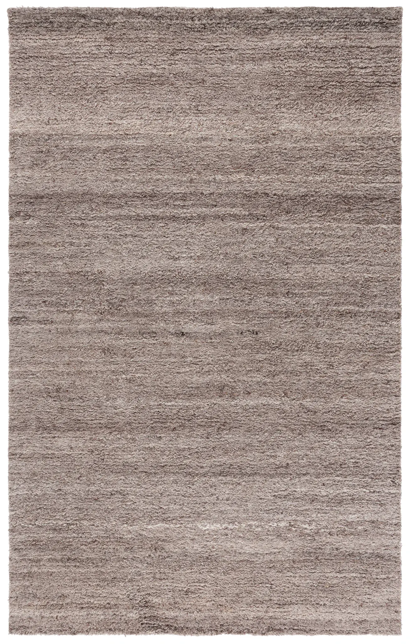 Himalaya Striated Hand-Tufted Shag Wool Rug