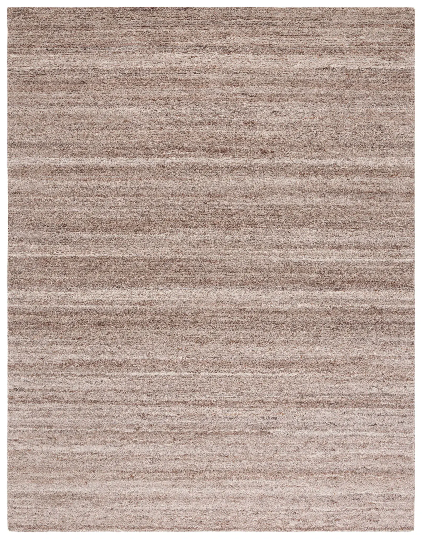 Himalaya Striated Hand-Tufted Shag Wool Rug