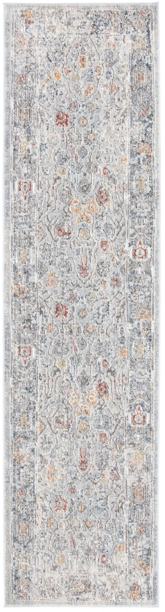 History Distressed Floral Rug