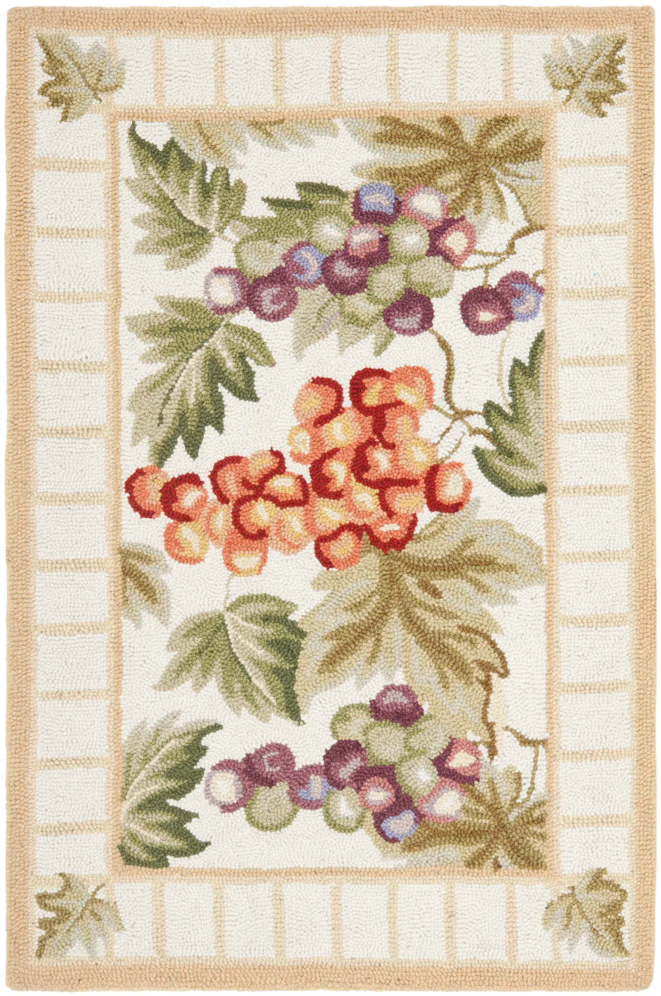 Chelsea Grapevine Hand-Hooked Wool Rug