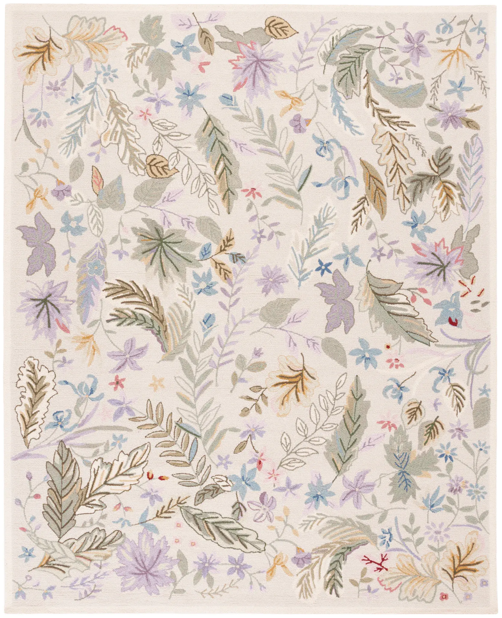 Chelsea Botanical Hand-Hooked Wool Rug