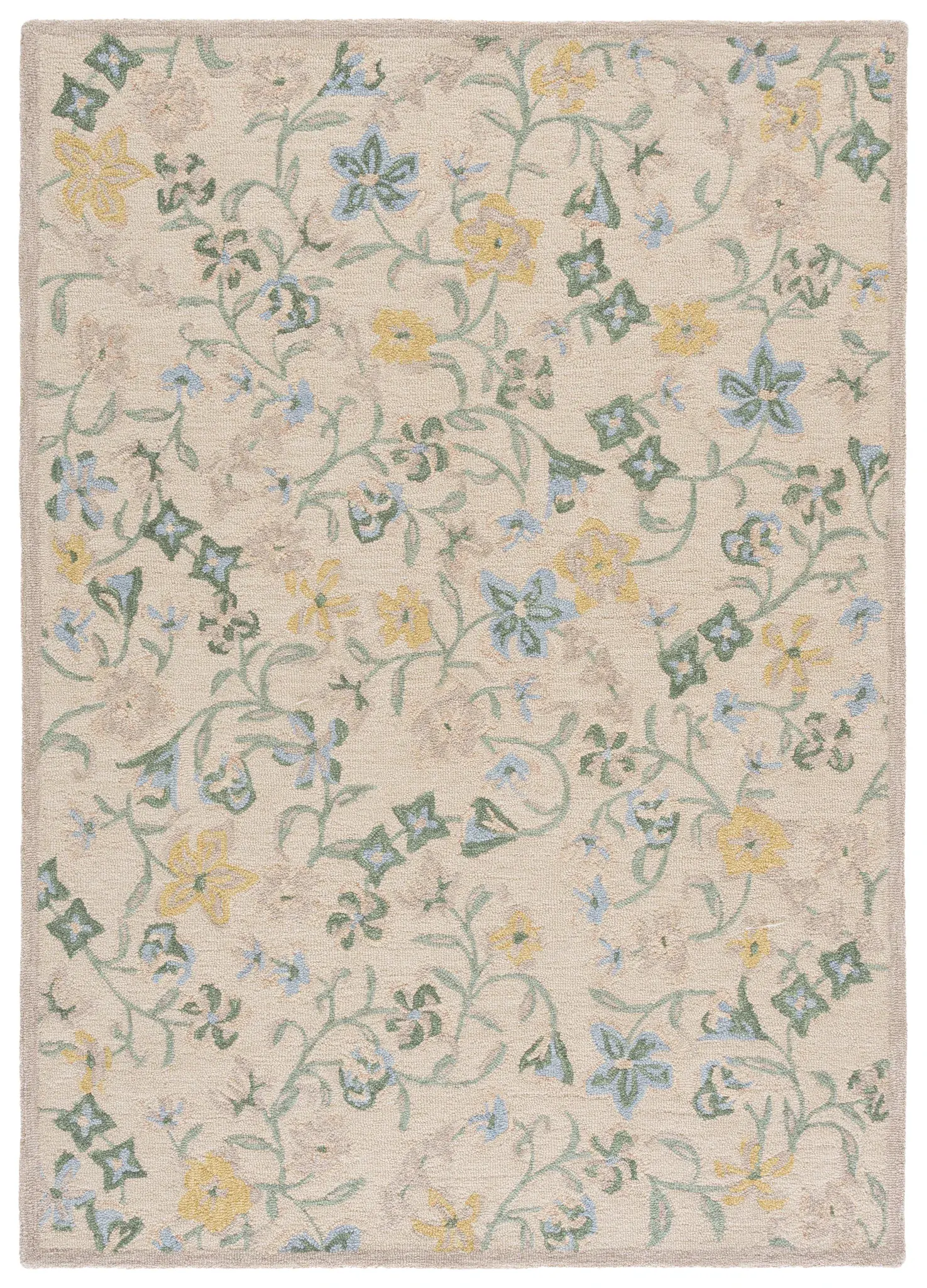 Chelsea Floral Vine Hand-Tufted Wool Rug