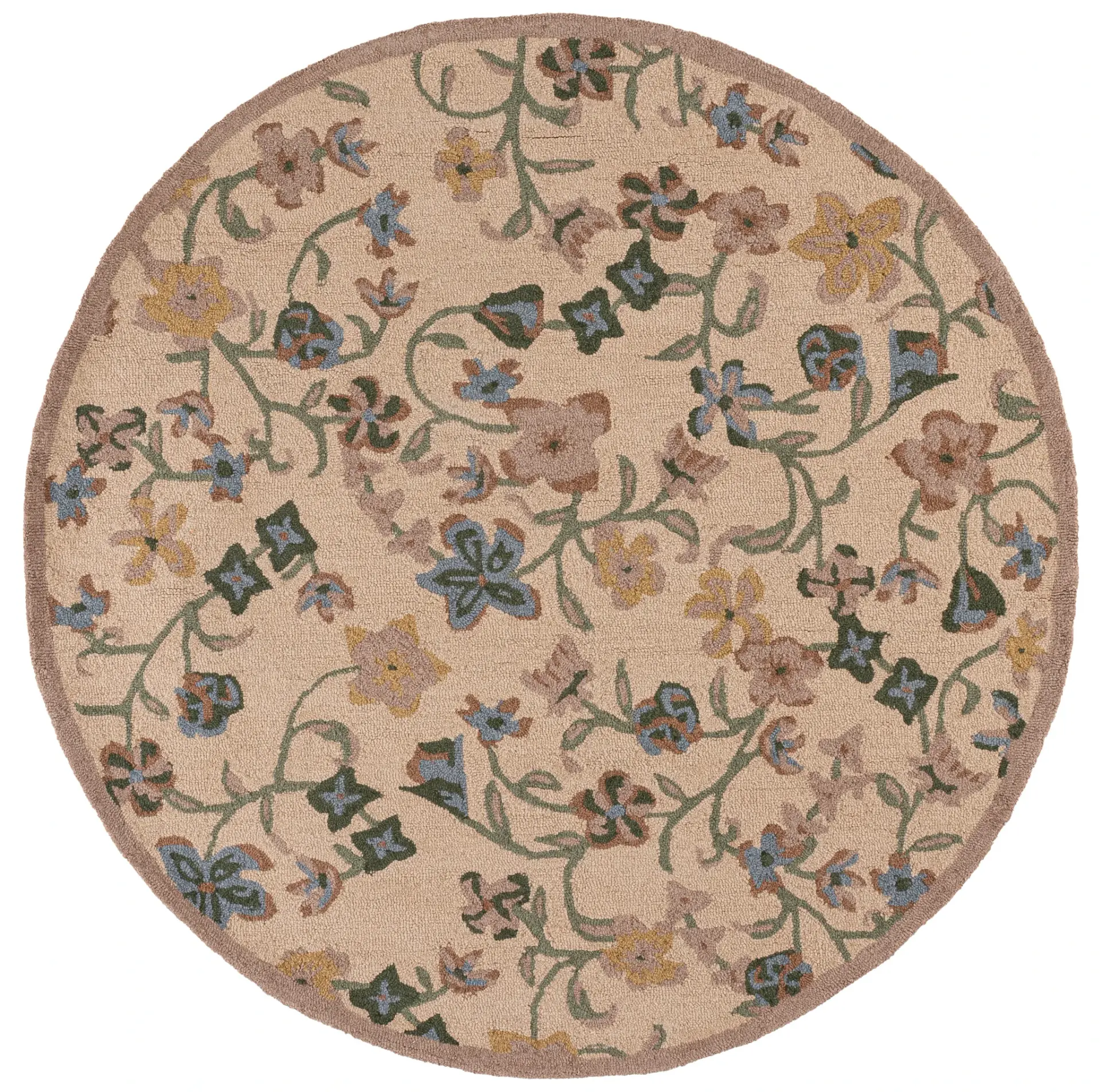 Chelsea Floral Vine Hand-Tufted Wool Rug