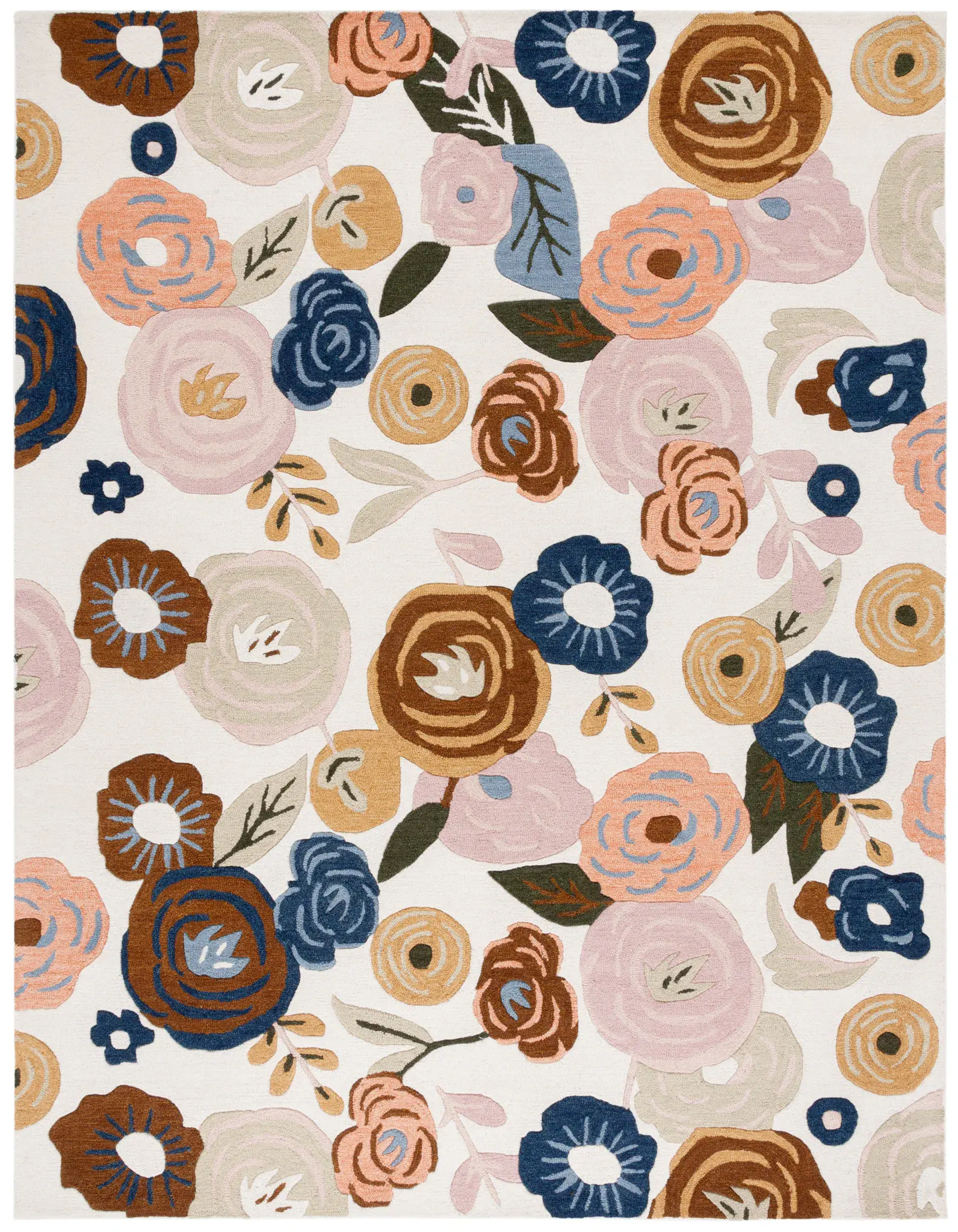 Chelsea Scattered Floral Wool Rug