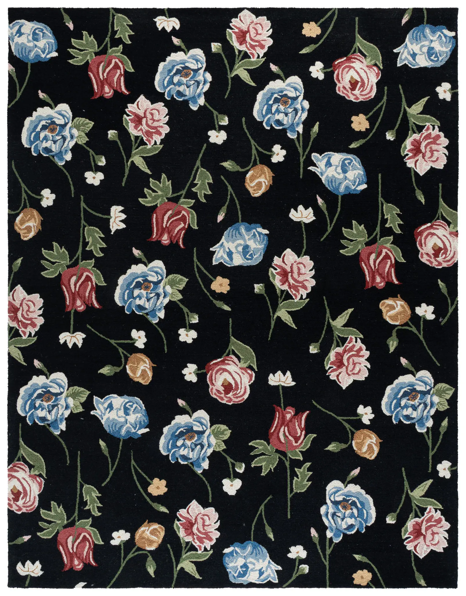 Chelsea Scattered Floral Hand-Tufted Wool Rug