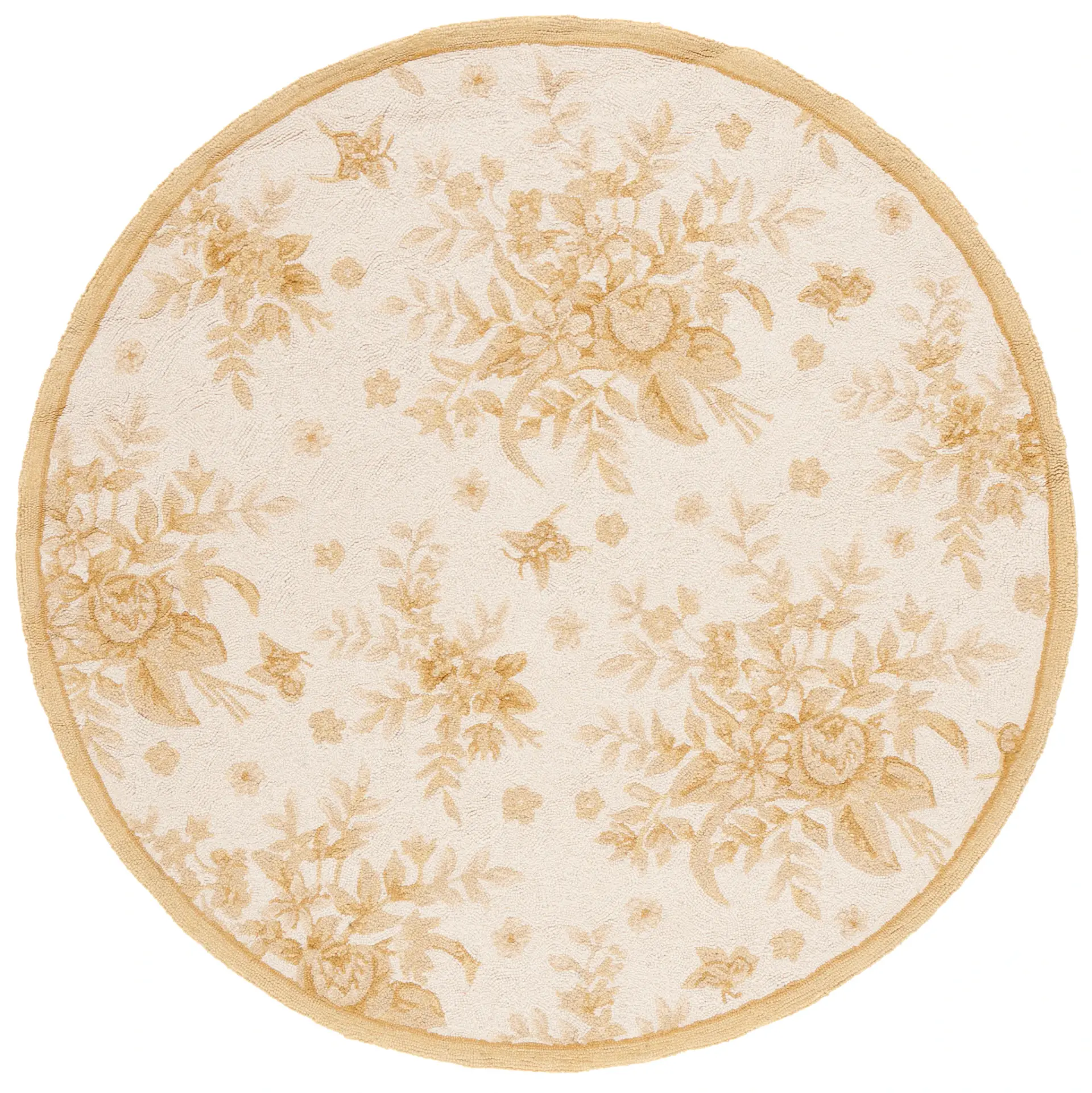 Chelsea Floral Bouquet Hand-Hooked Wool Rug