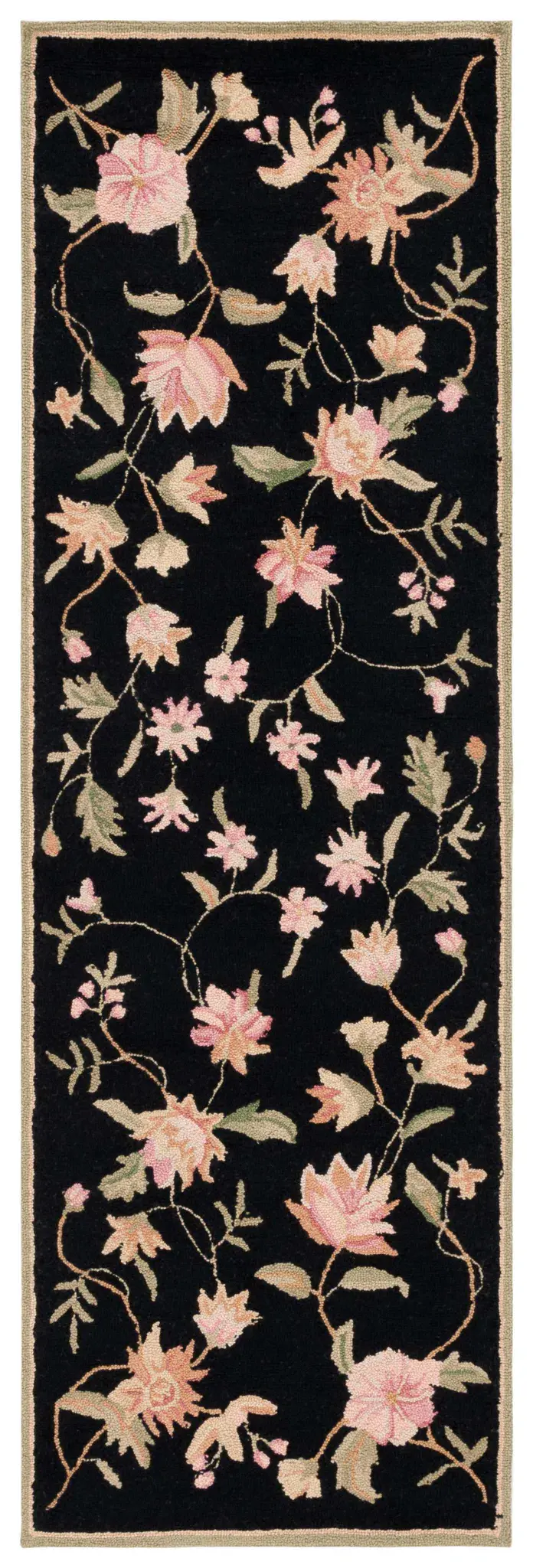Chelsea Botanical Vine Hand-Hooked Wool Rug