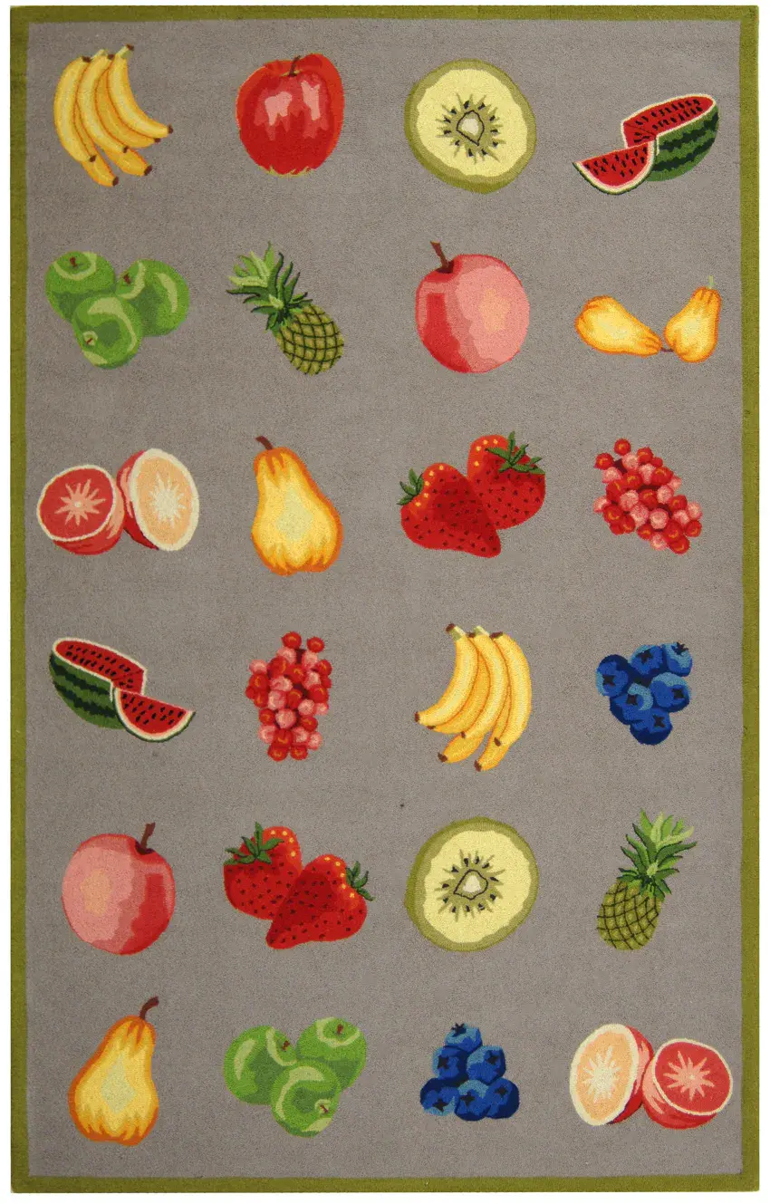 Chelsea Fruit Hand-Hooked Wool Rug