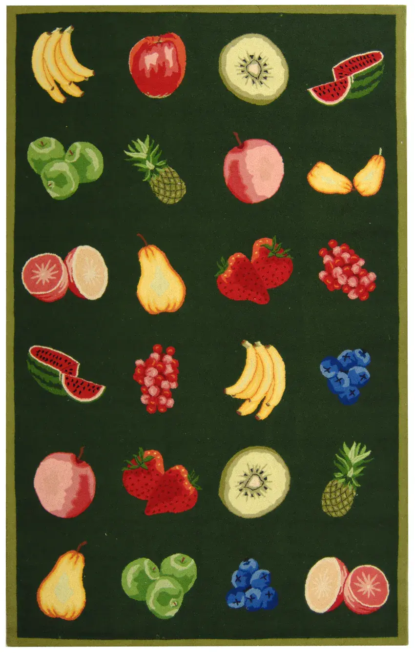 Chelsea Fruit Hand-Hooked Wool Rug