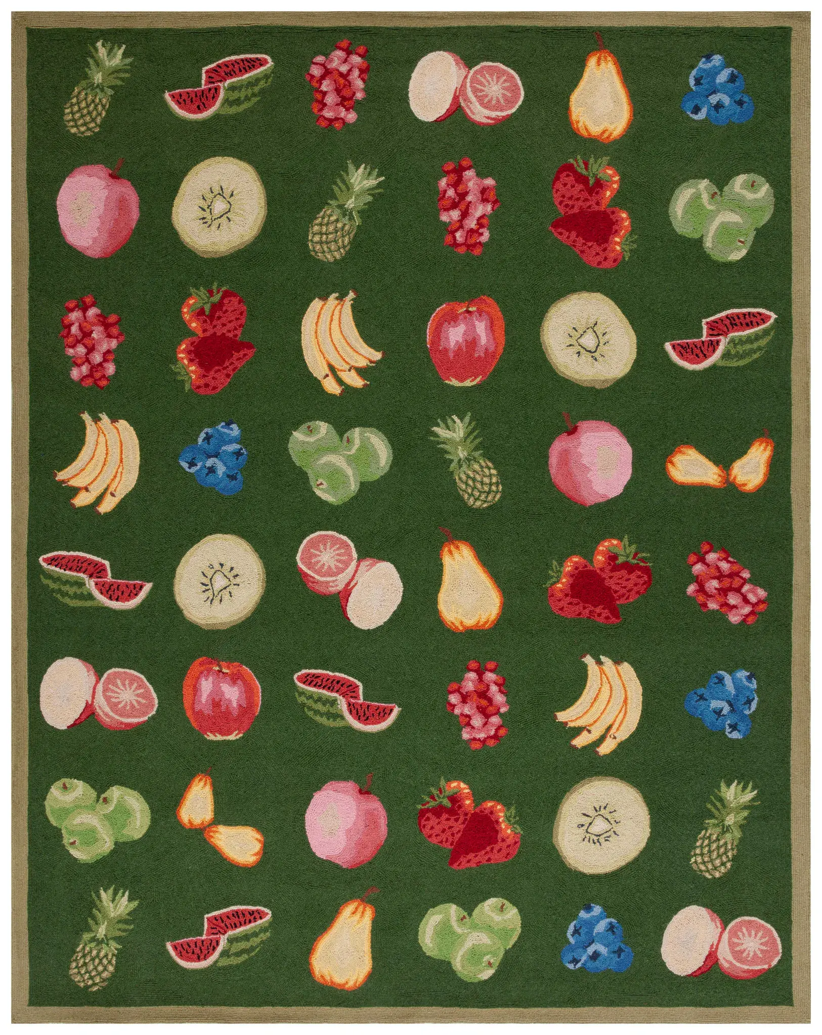 Chelsea Fruit Hand-Hooked Wool Rug