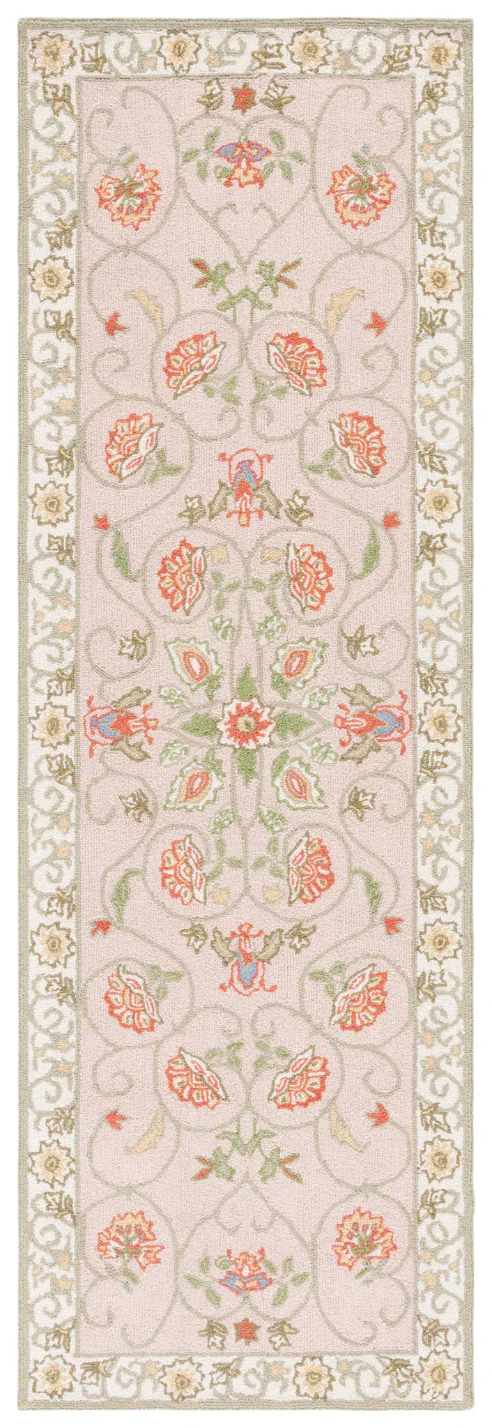 Chelsea Scrolling Medallion Hand-Hooked Wool Rug
