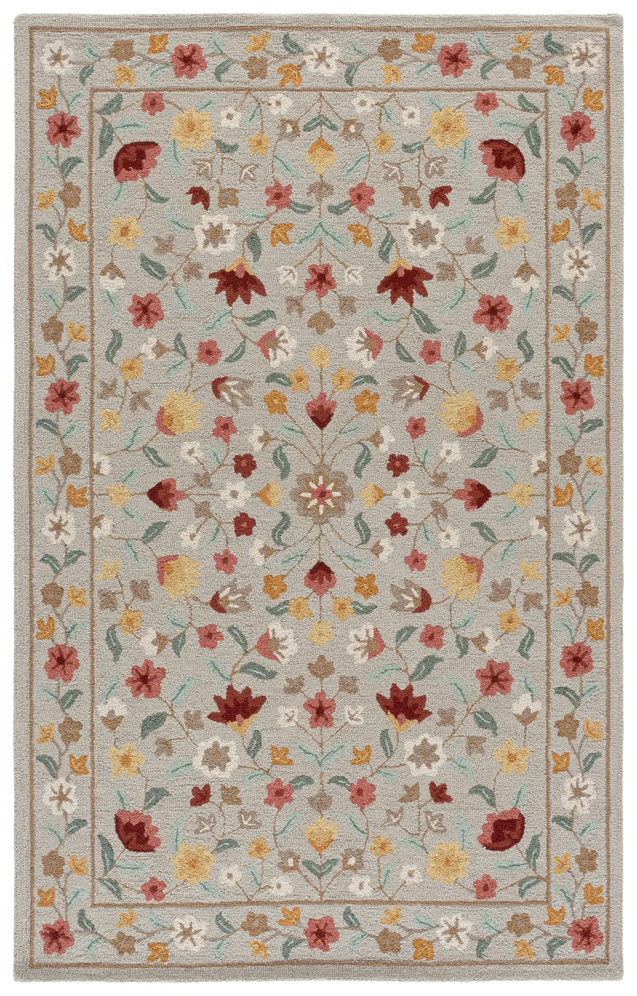 Chelsea Traditional Floral Hand-Tufted Wool Rug