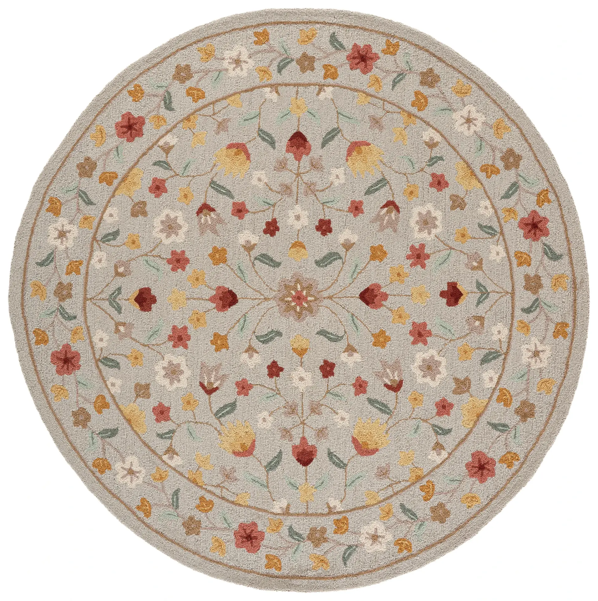 Chelsea Traditional Floral Hand-Tufted Wool Rug