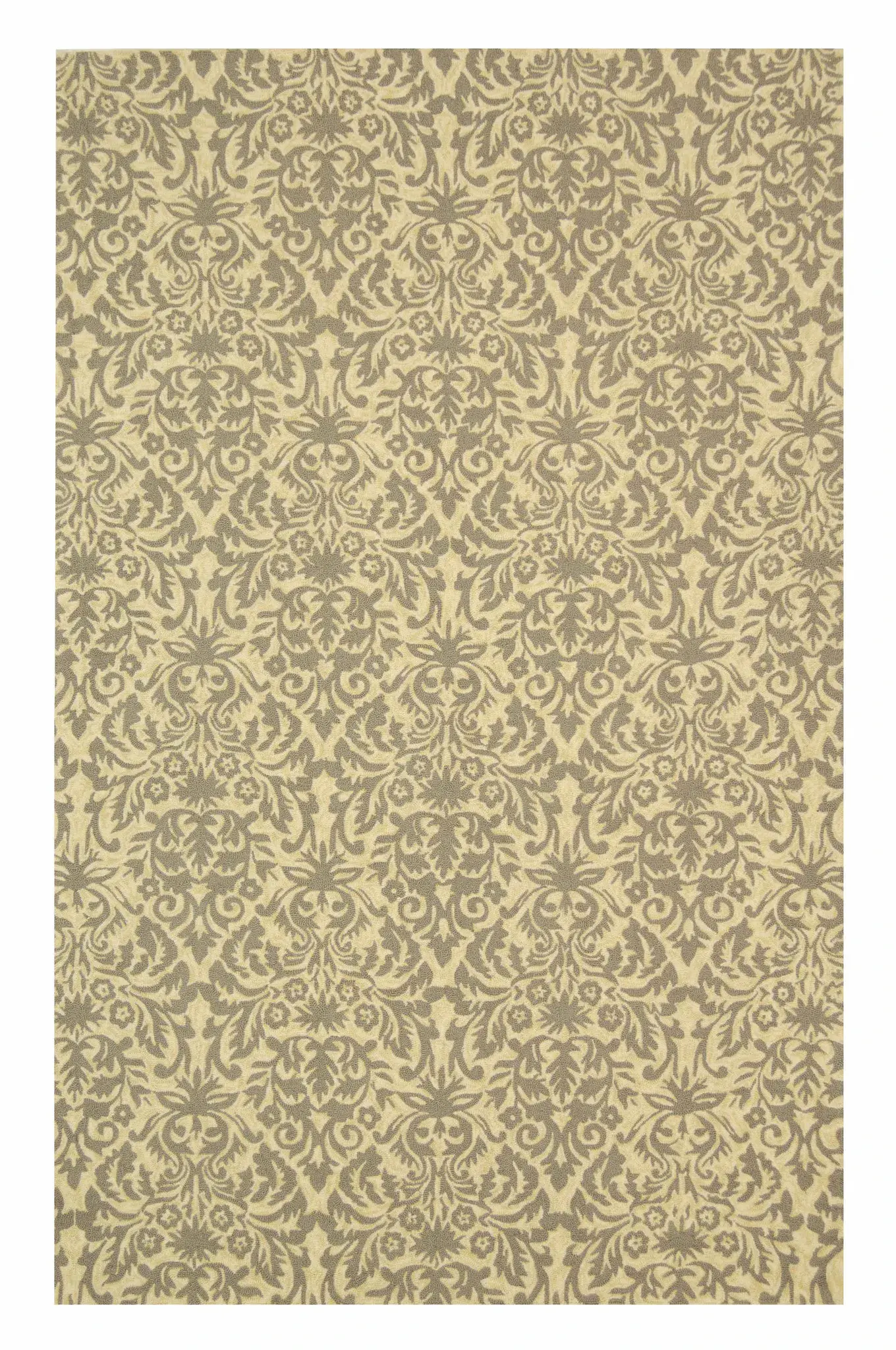 Chelsea Dense Foliage Hand-Hooked Wool Rug