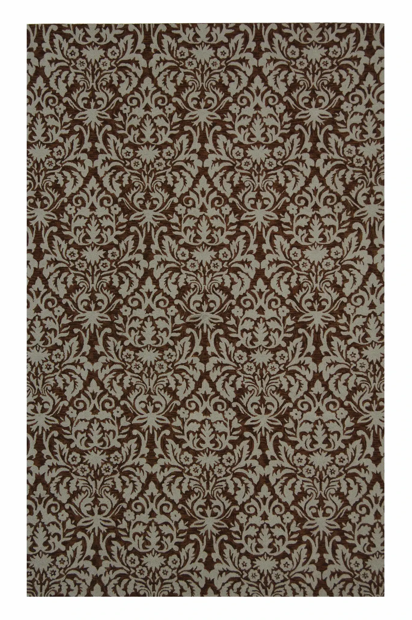 Chelsea Dense Foliage Hand-Hooked Wool Rug