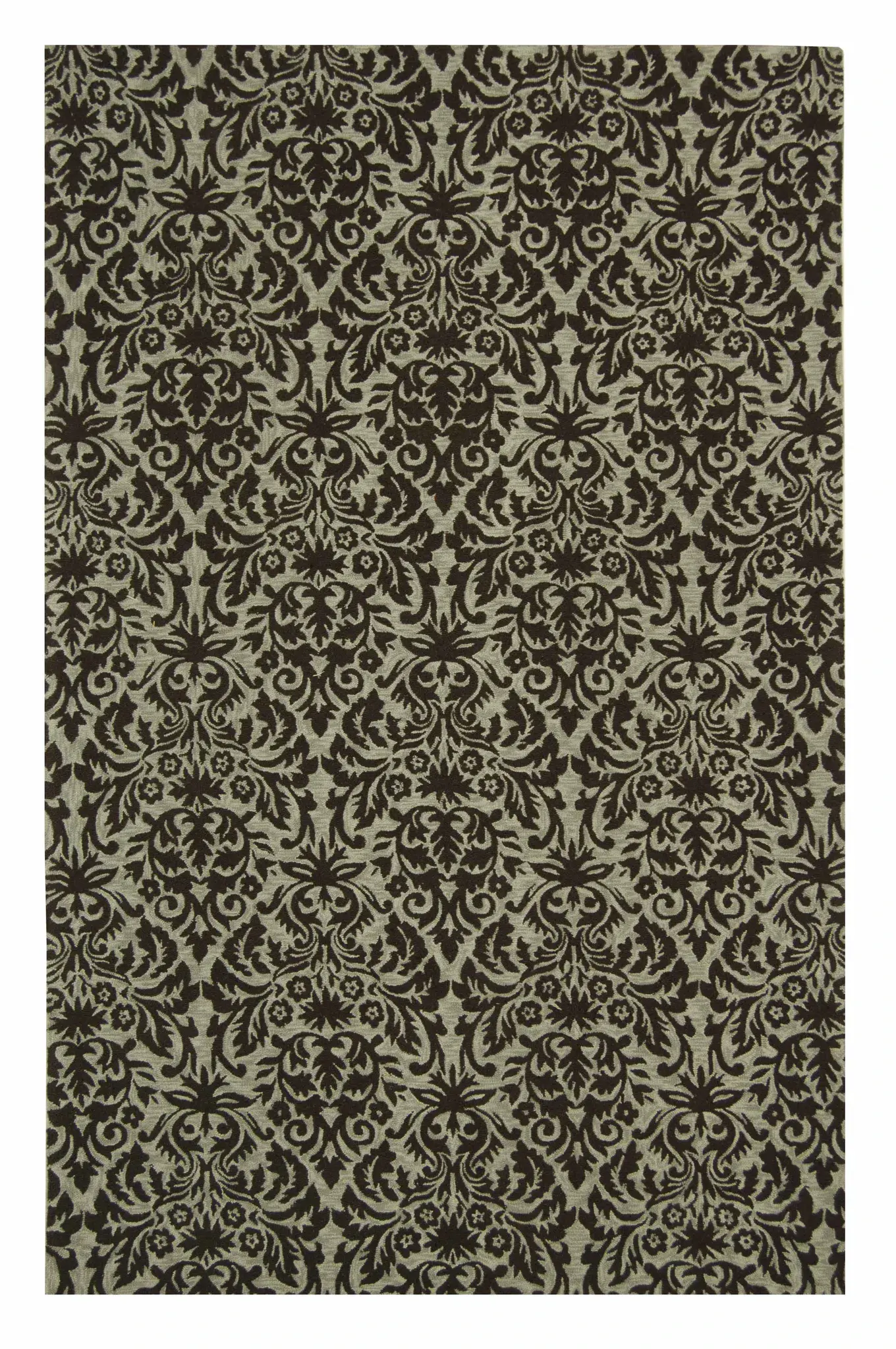 Chelsea Dense Foliage Hand-Hooked Wool Rug