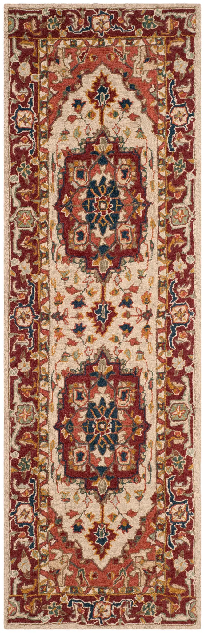 Chelsea Medallion Hand-Hooked Wool Rug