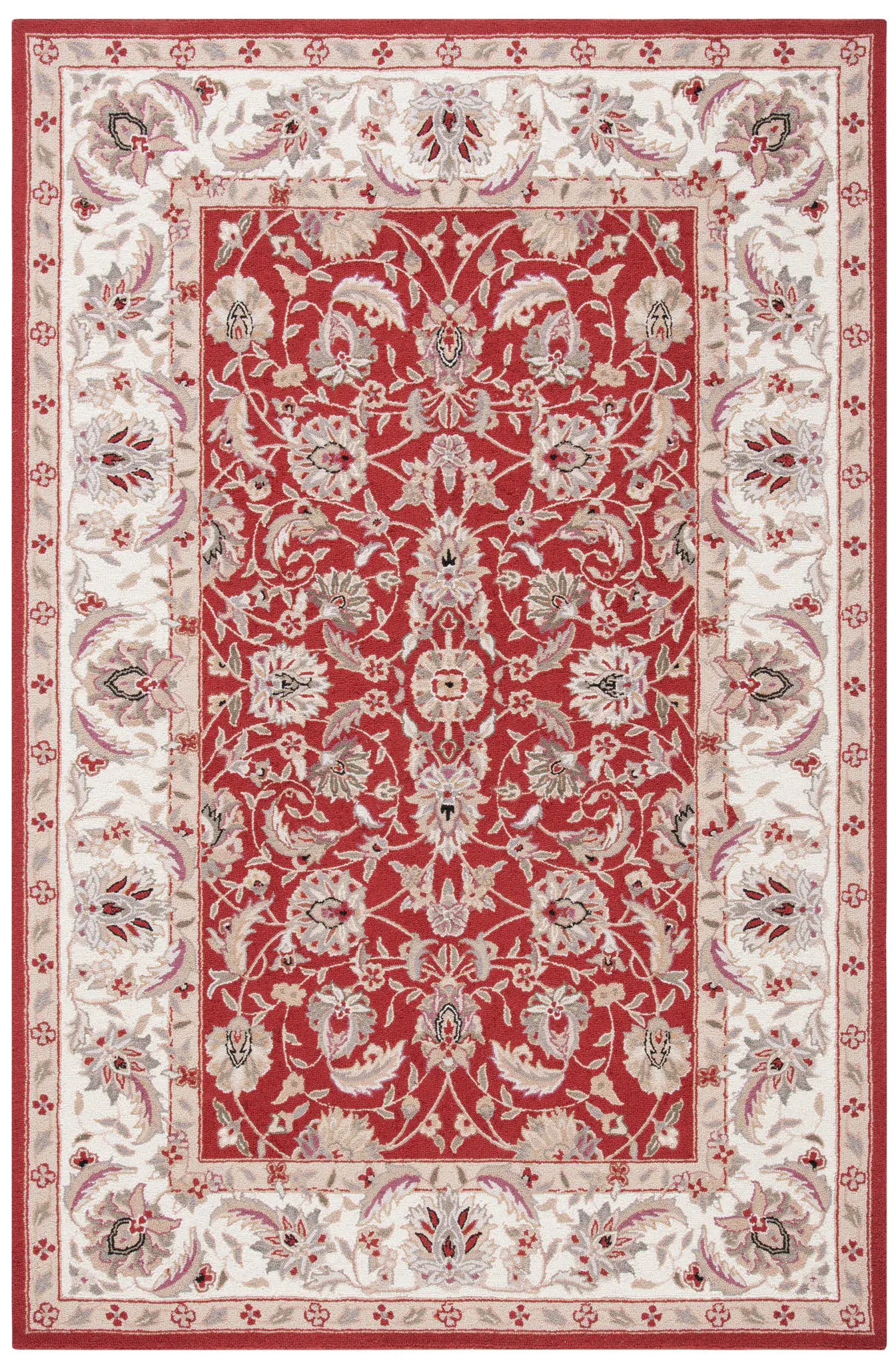 Chelsea Persian Floral Hand-Hooked Wool Rug