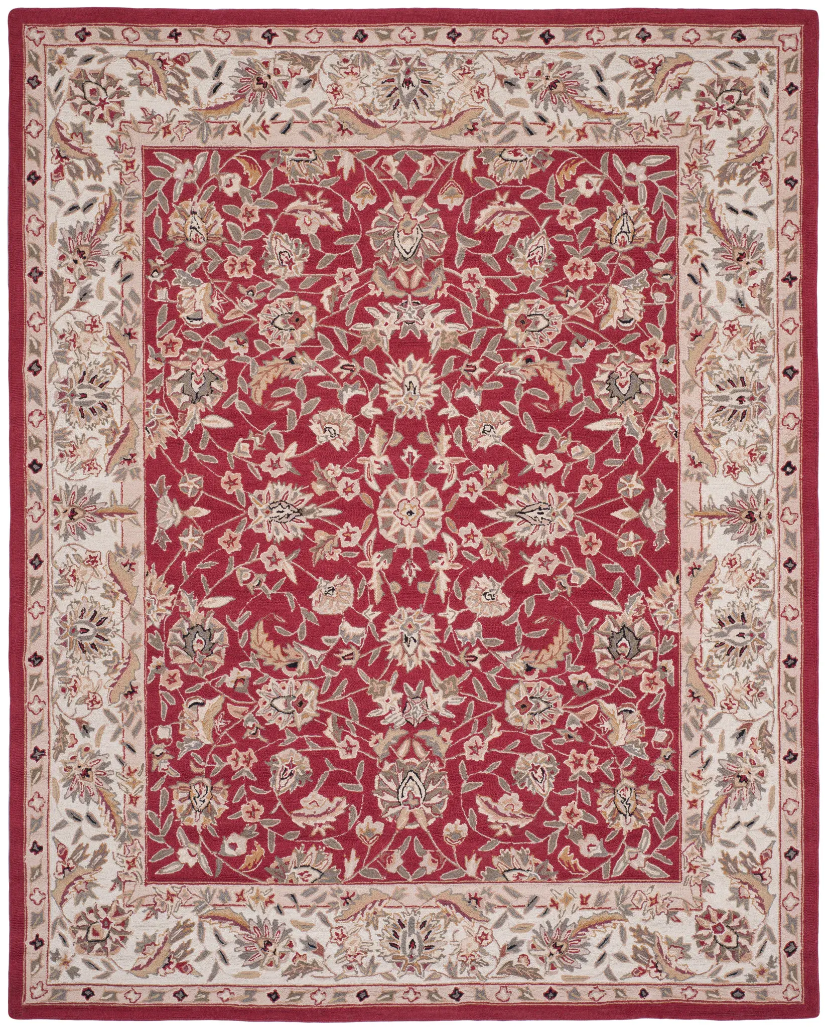 Chelsea Persian Floral Hand-Hooked Wool Rug