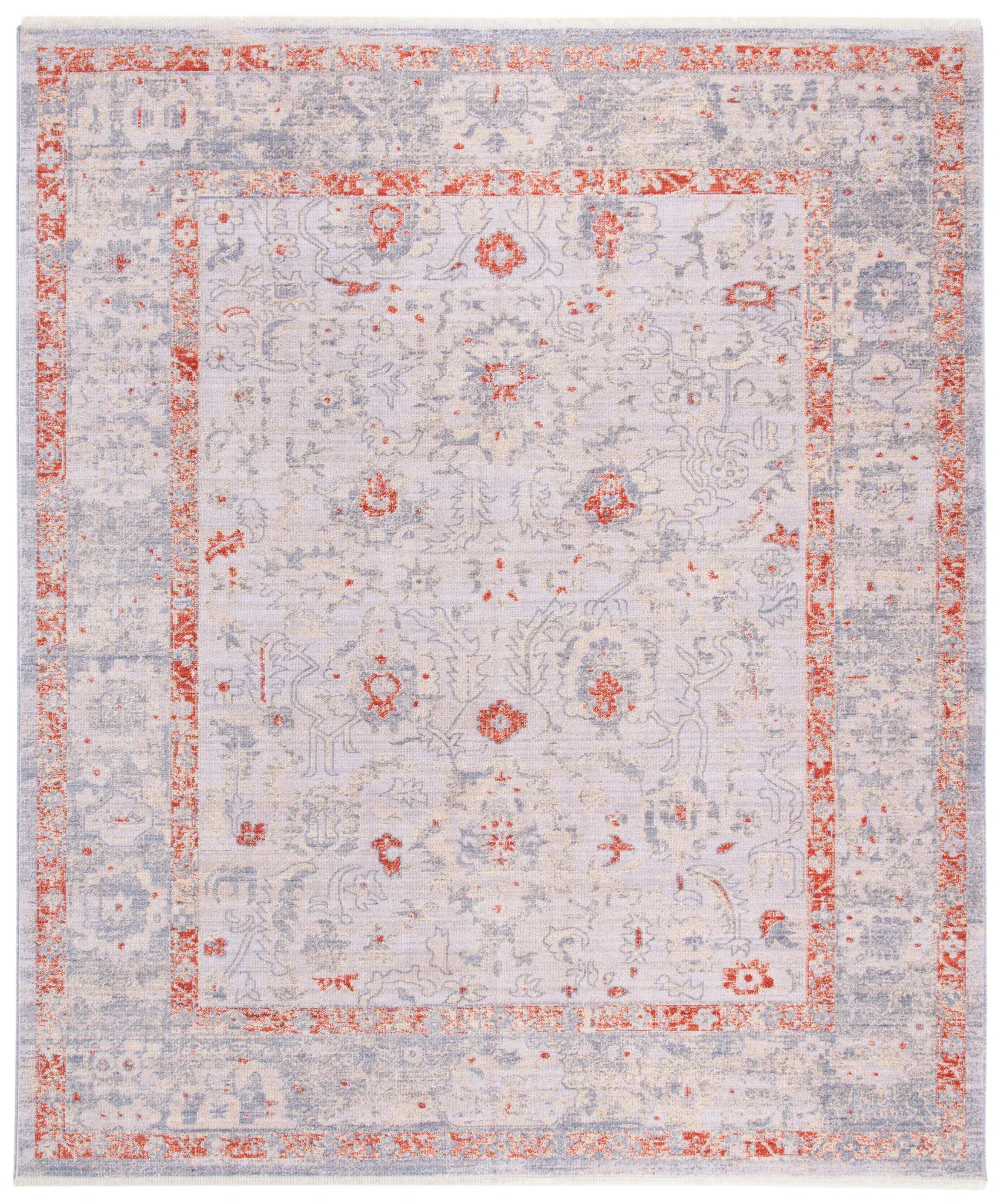 Hellenic Palmette Border Rug