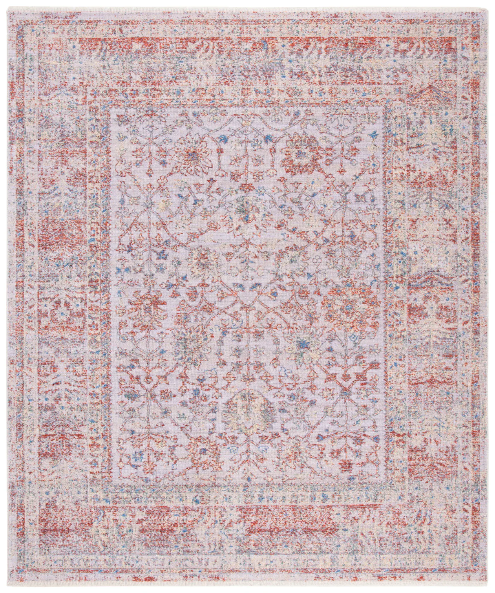 Hellenic Floral Border Rug