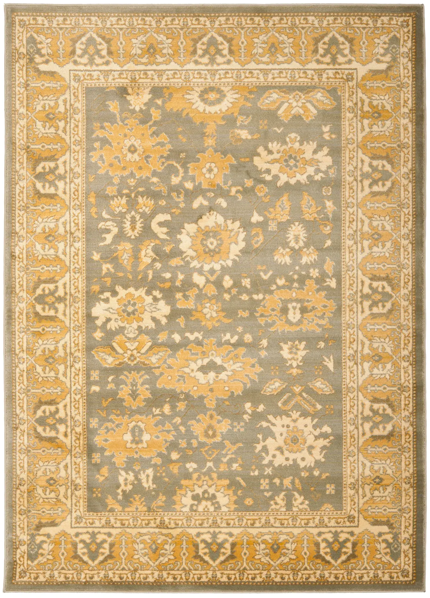 Heirloom Bordered Floral Rug