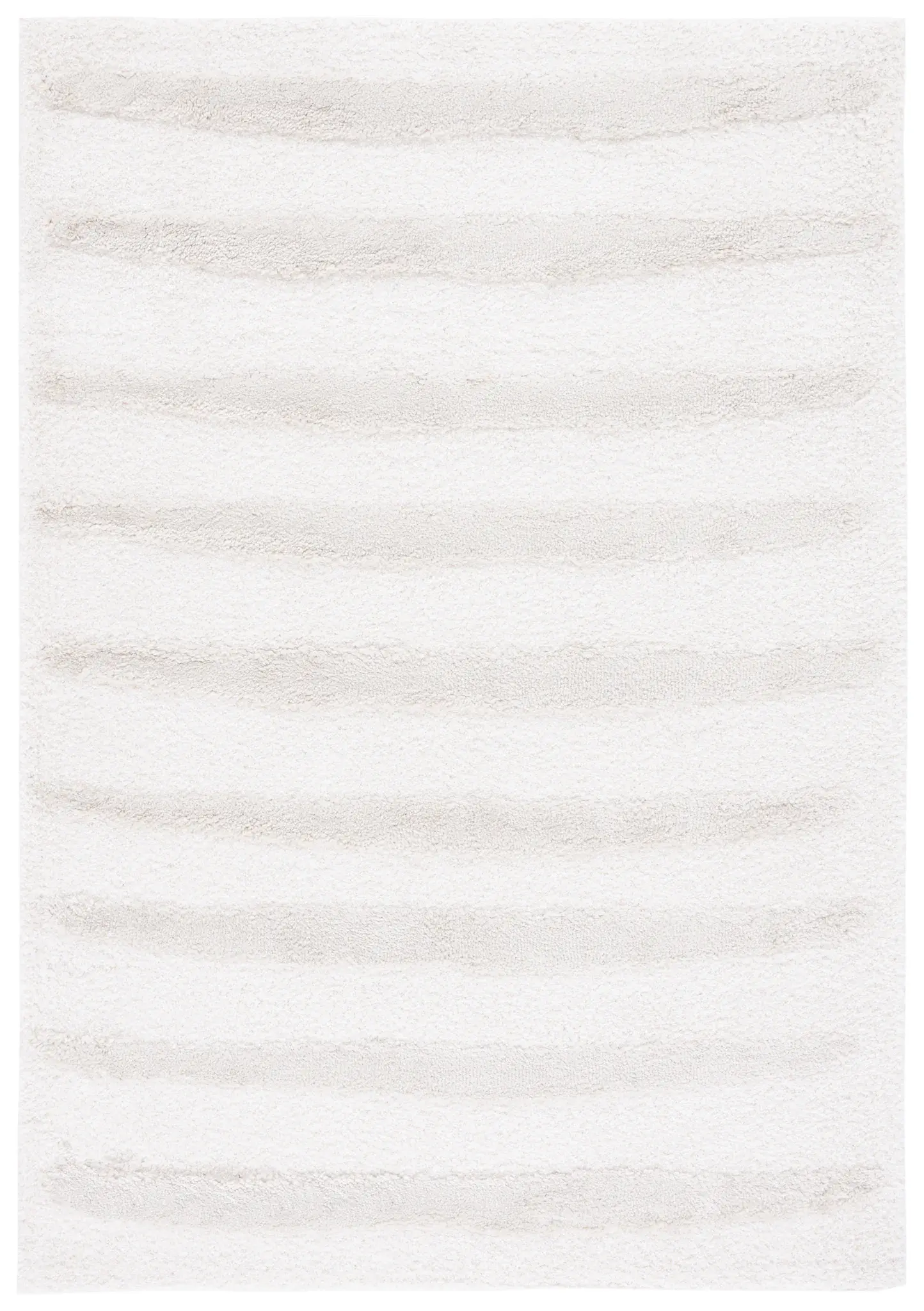 Hi-Lo Carved Stripe Shag Rug