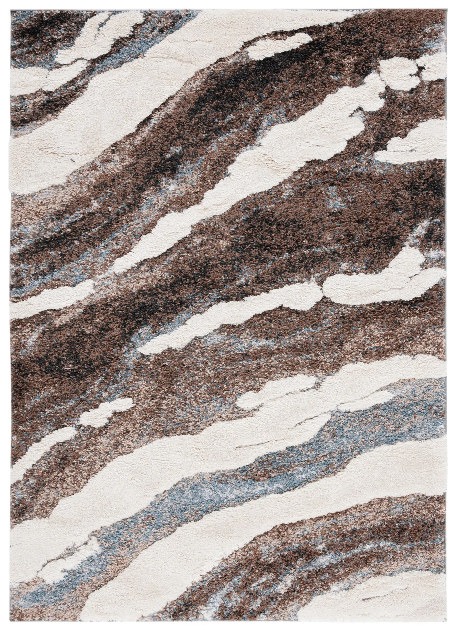 Hi-Lo Abstract Shag Rug