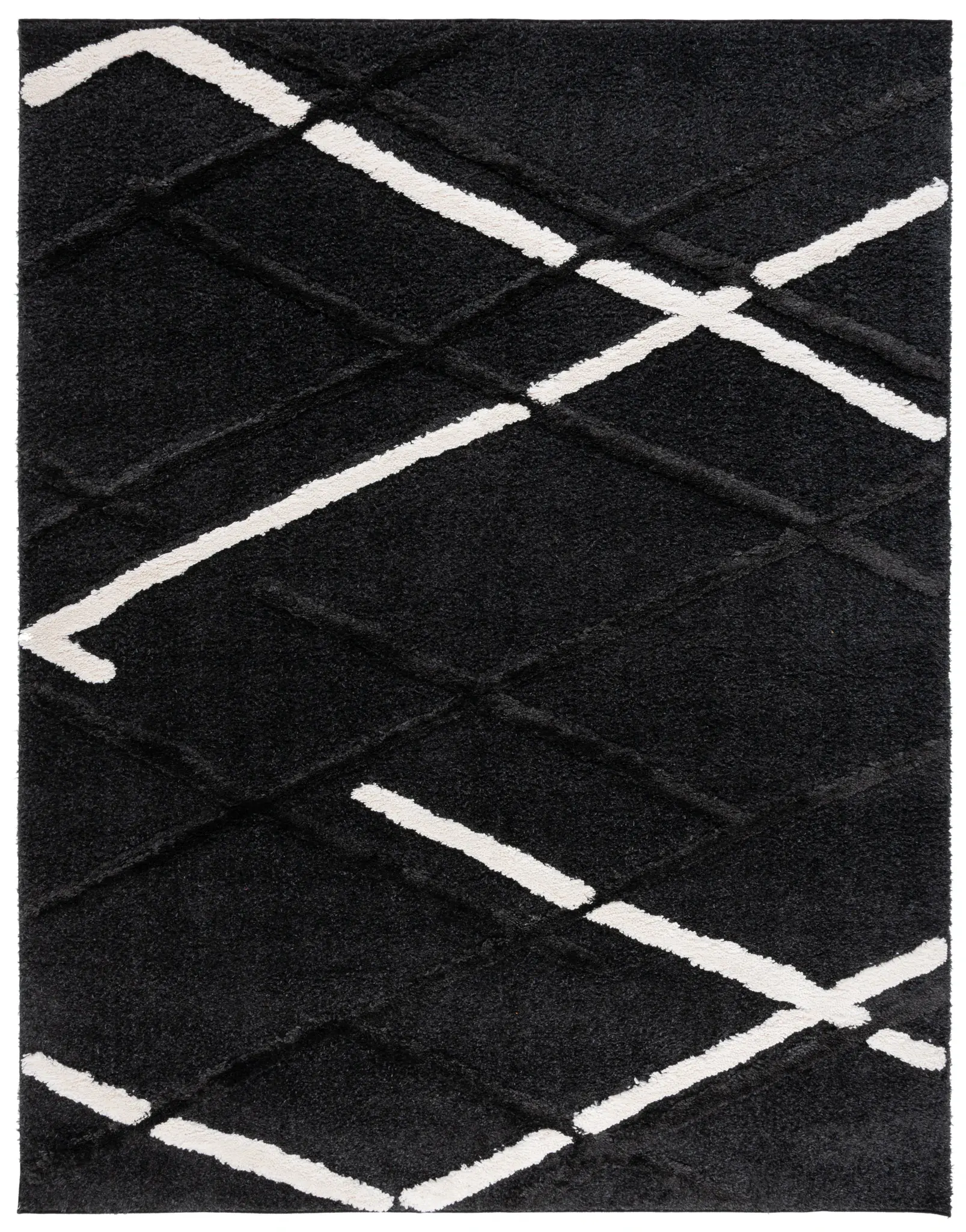 Hi-Lo Shag Lattice Rug