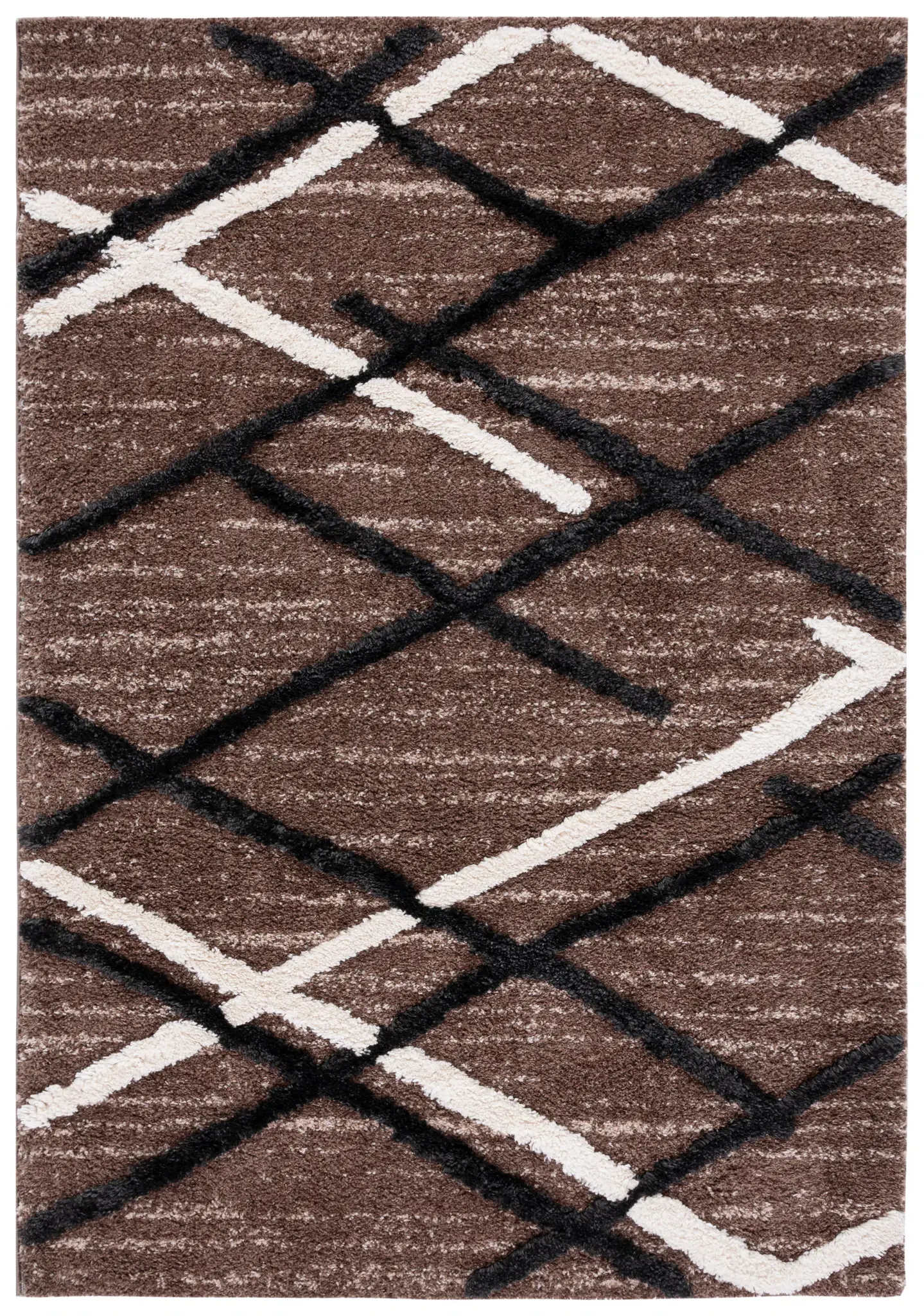 Hi-Lo Shag Lattice Rug
