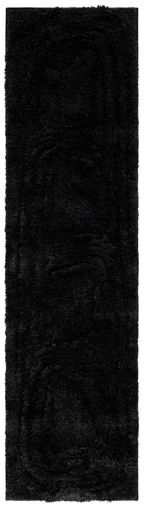 Hi-Lo Shag Concentric Rings Rug
