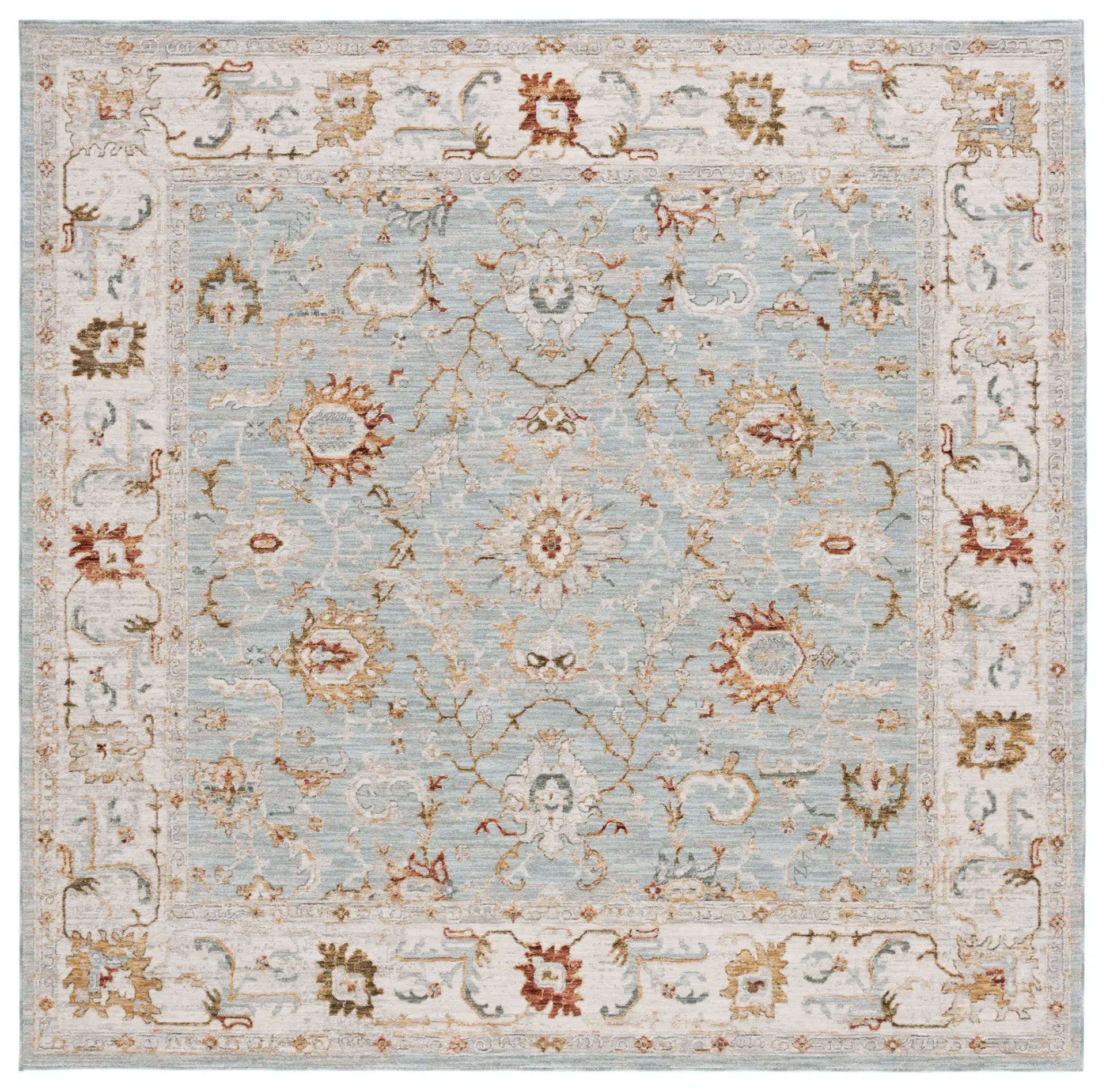 Hamilton Floral Bordered Rug