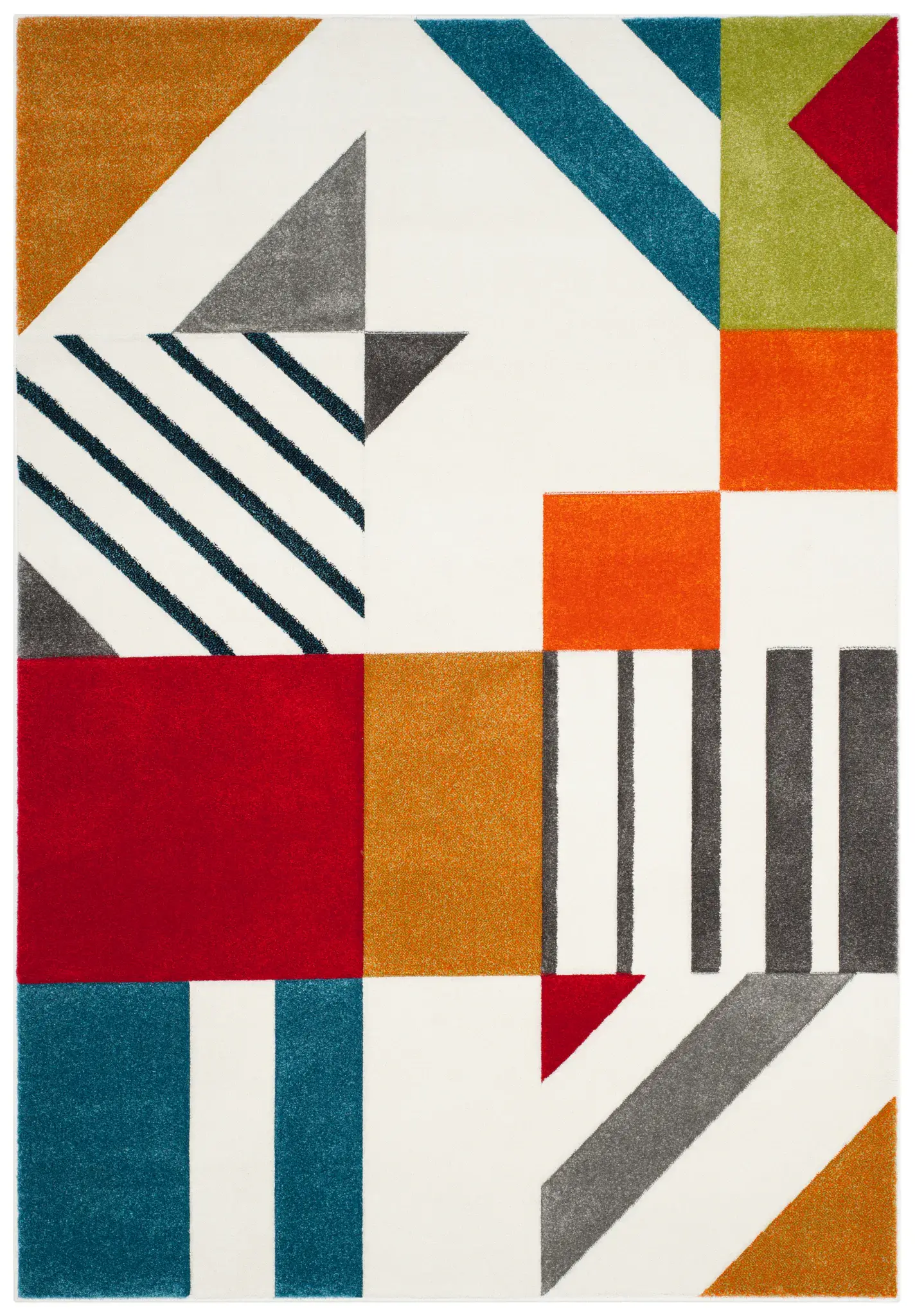Hollywood Block And Stripe Rug