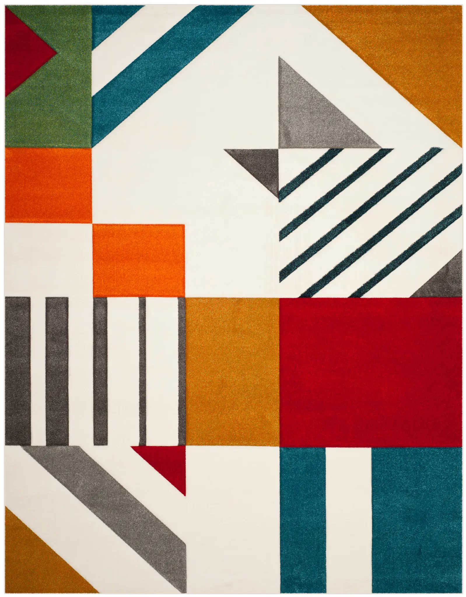 Hollywood Block And Stripe Rug