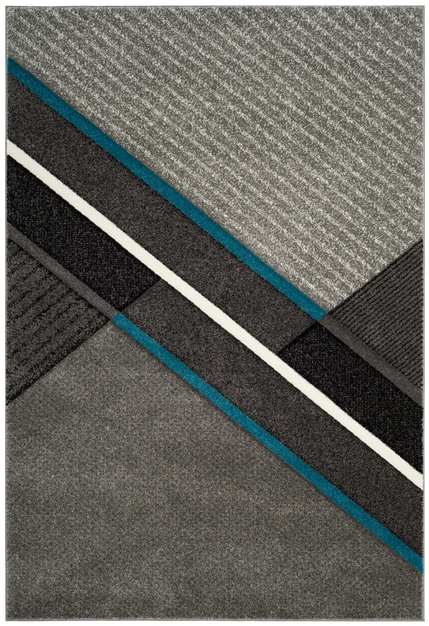 Hollywood Diagonal Stripe Rug