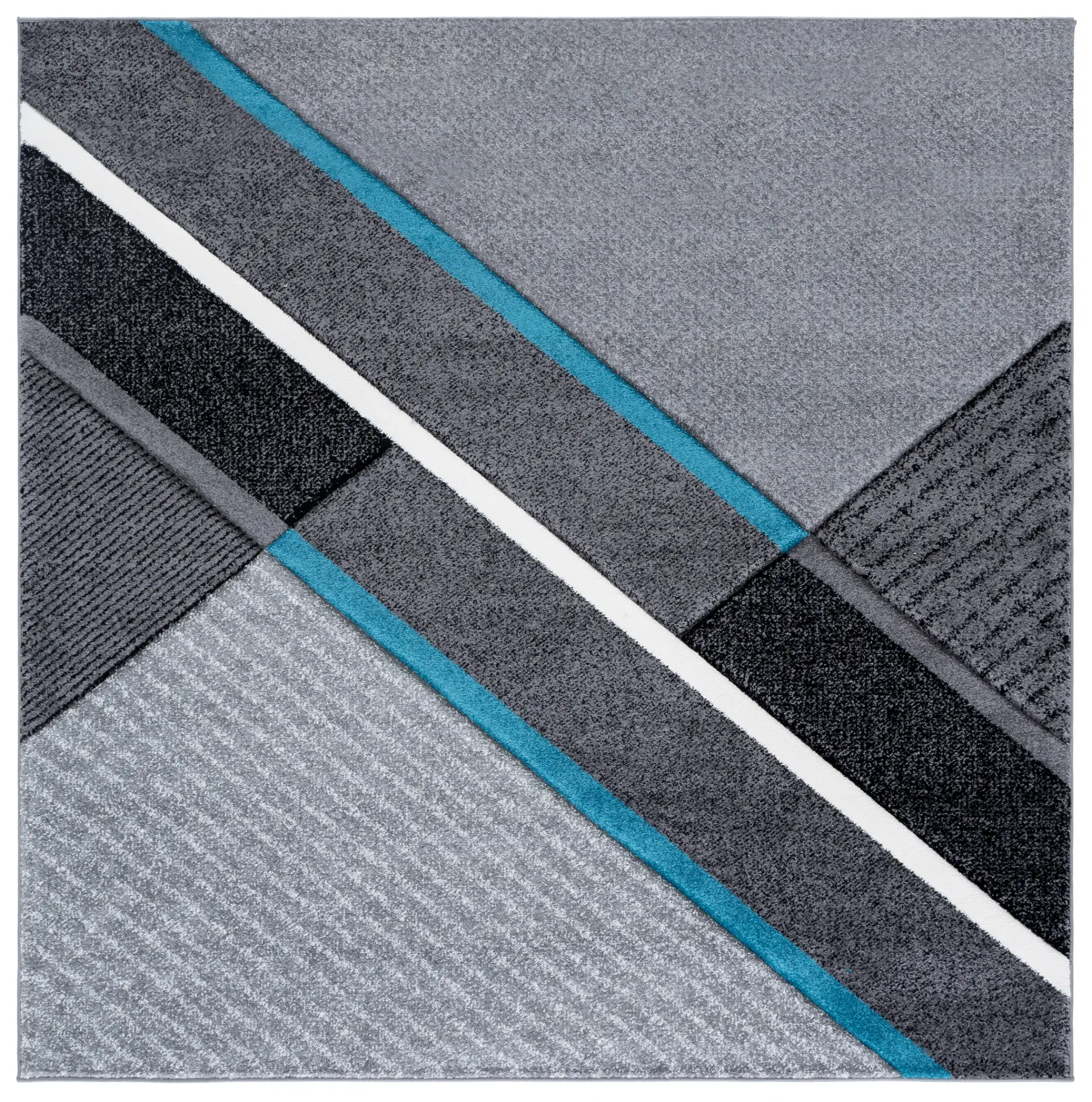 Hollywood Diagonal Stripe Rug