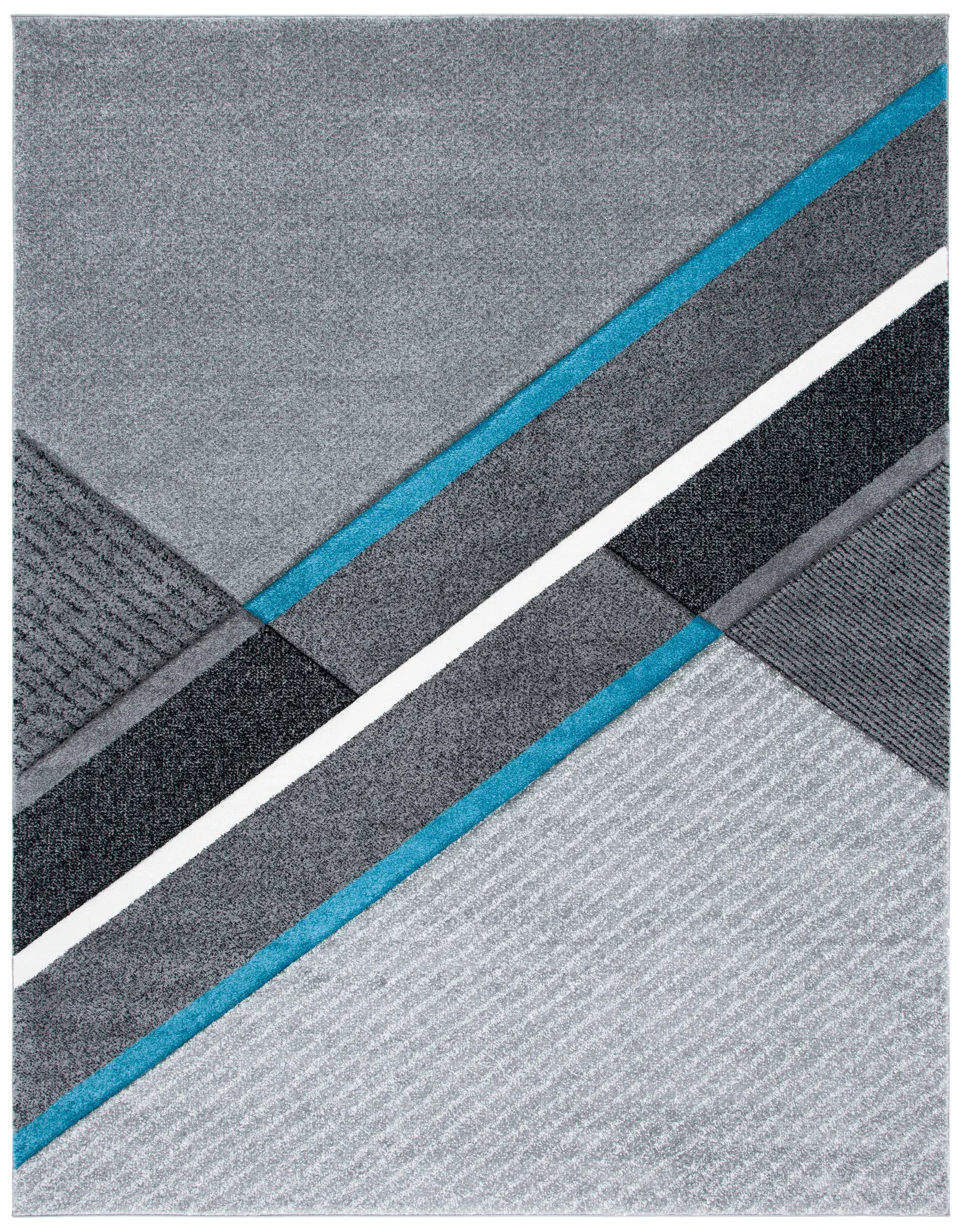 Hollywood Diagonal Stripe Rug