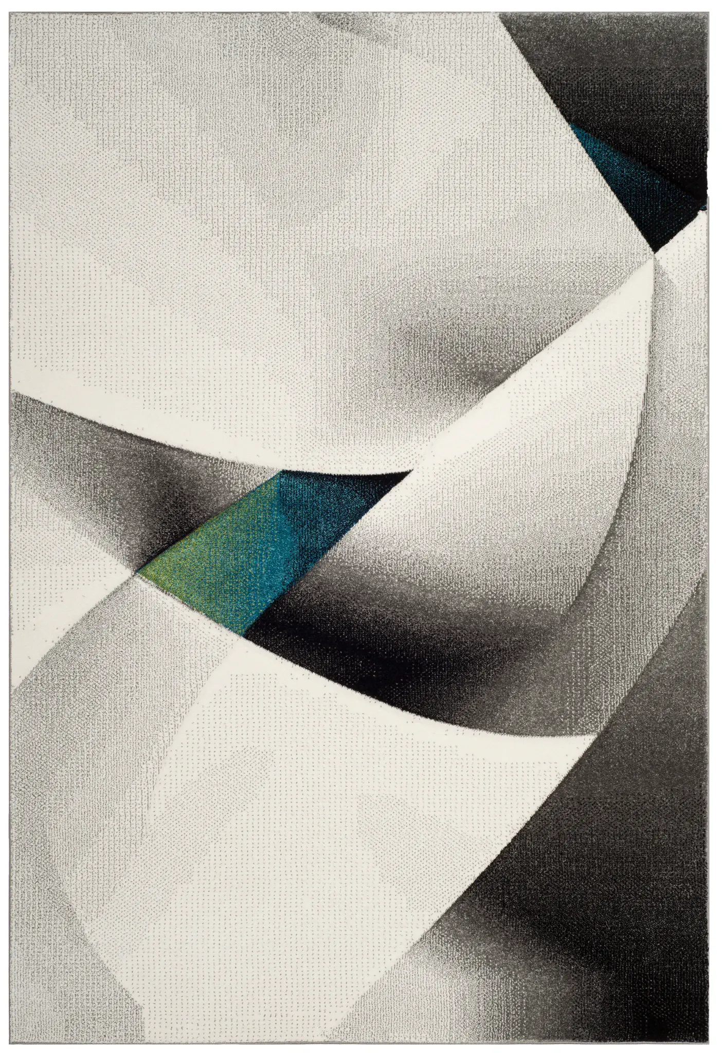 Hollywood Curved Geometric Rug