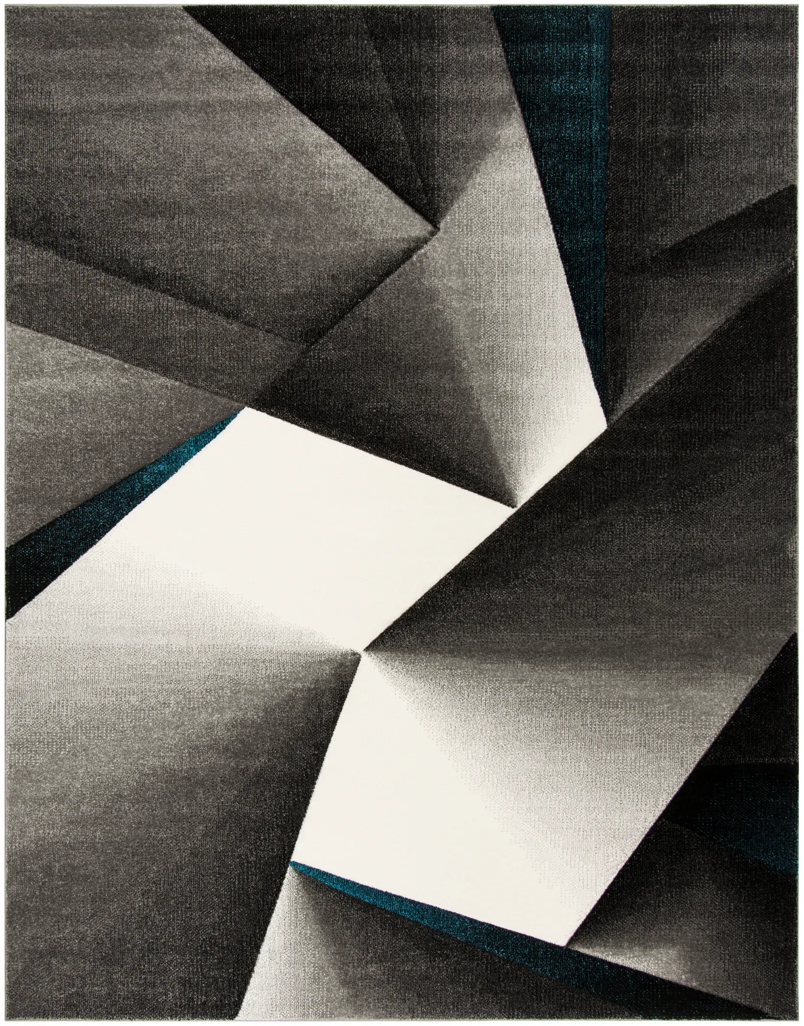 Hollywood Dimensional Geometric Rug