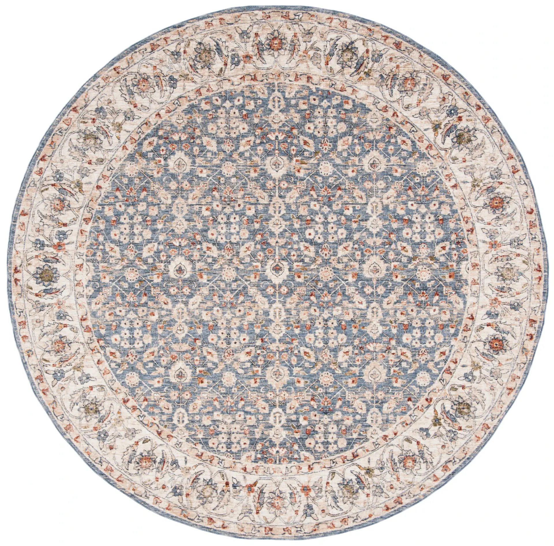 Heirloom Floral Border Rug