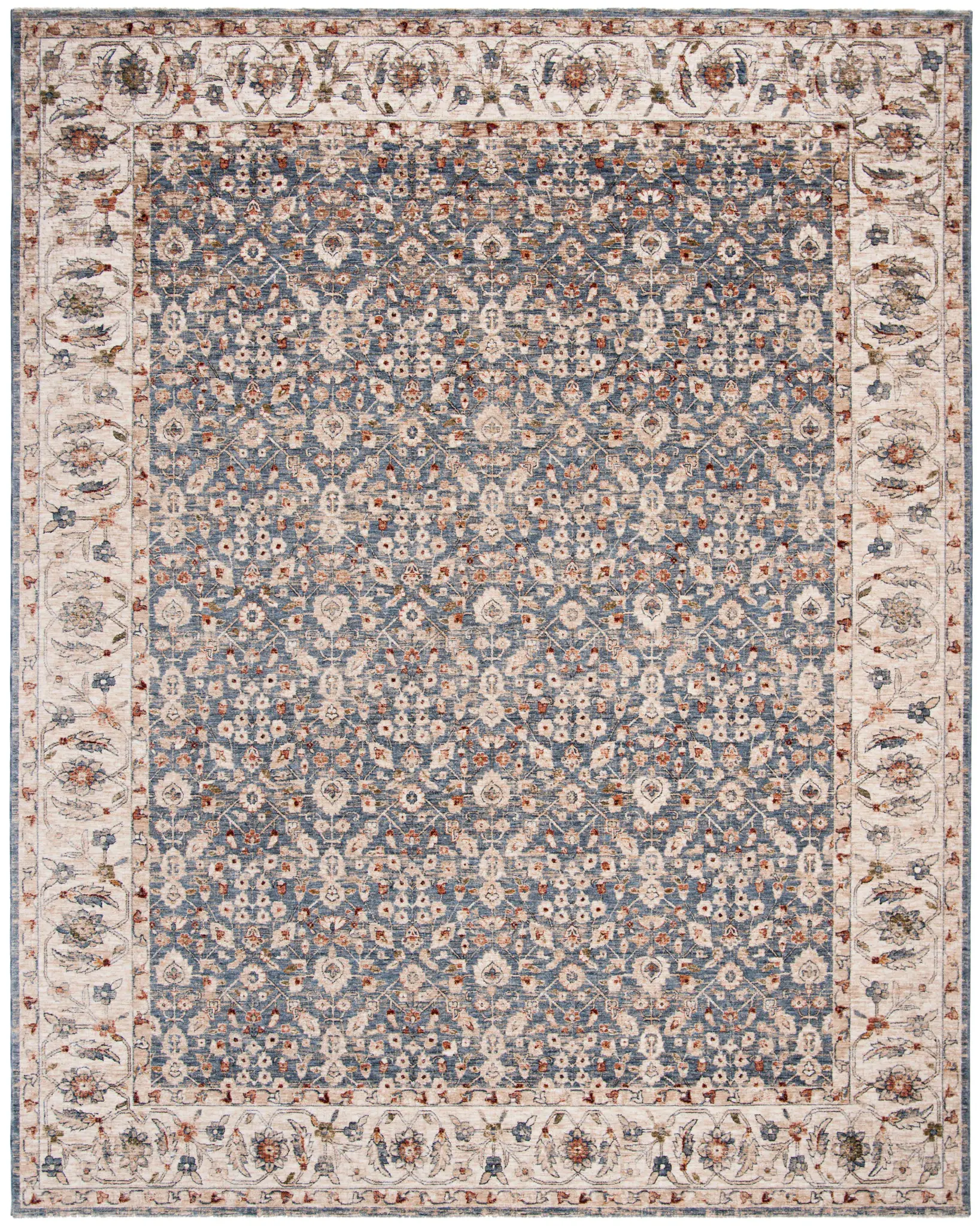 Heirloom Floral Border Rug