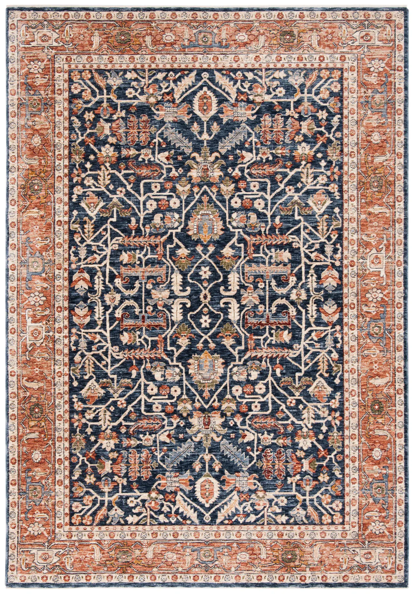 Heirloom Floral Lattice Rug