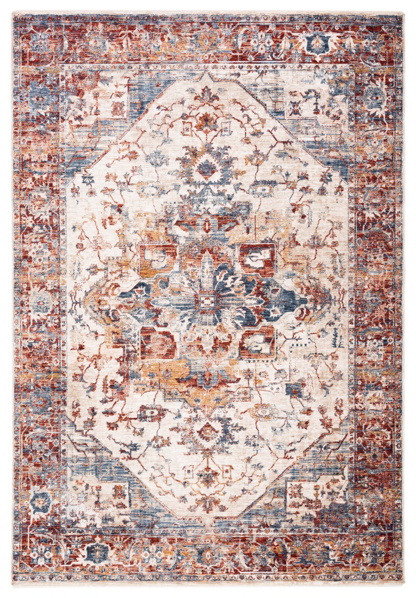 Heirloom Medallion Border Rug