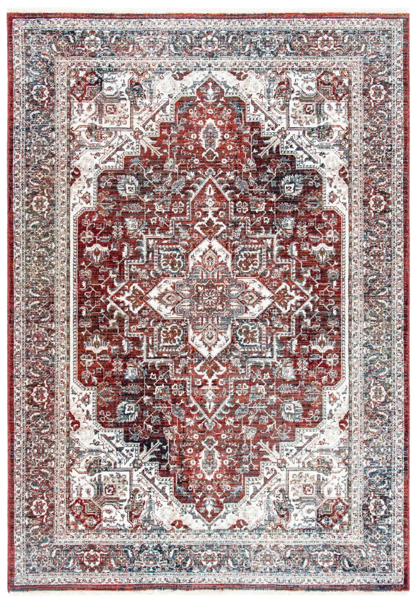 Herat Medallion Bordered Rug