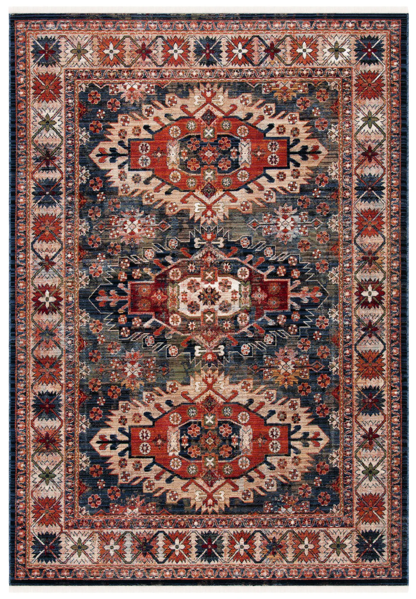 Herat Triple Medallion Rug