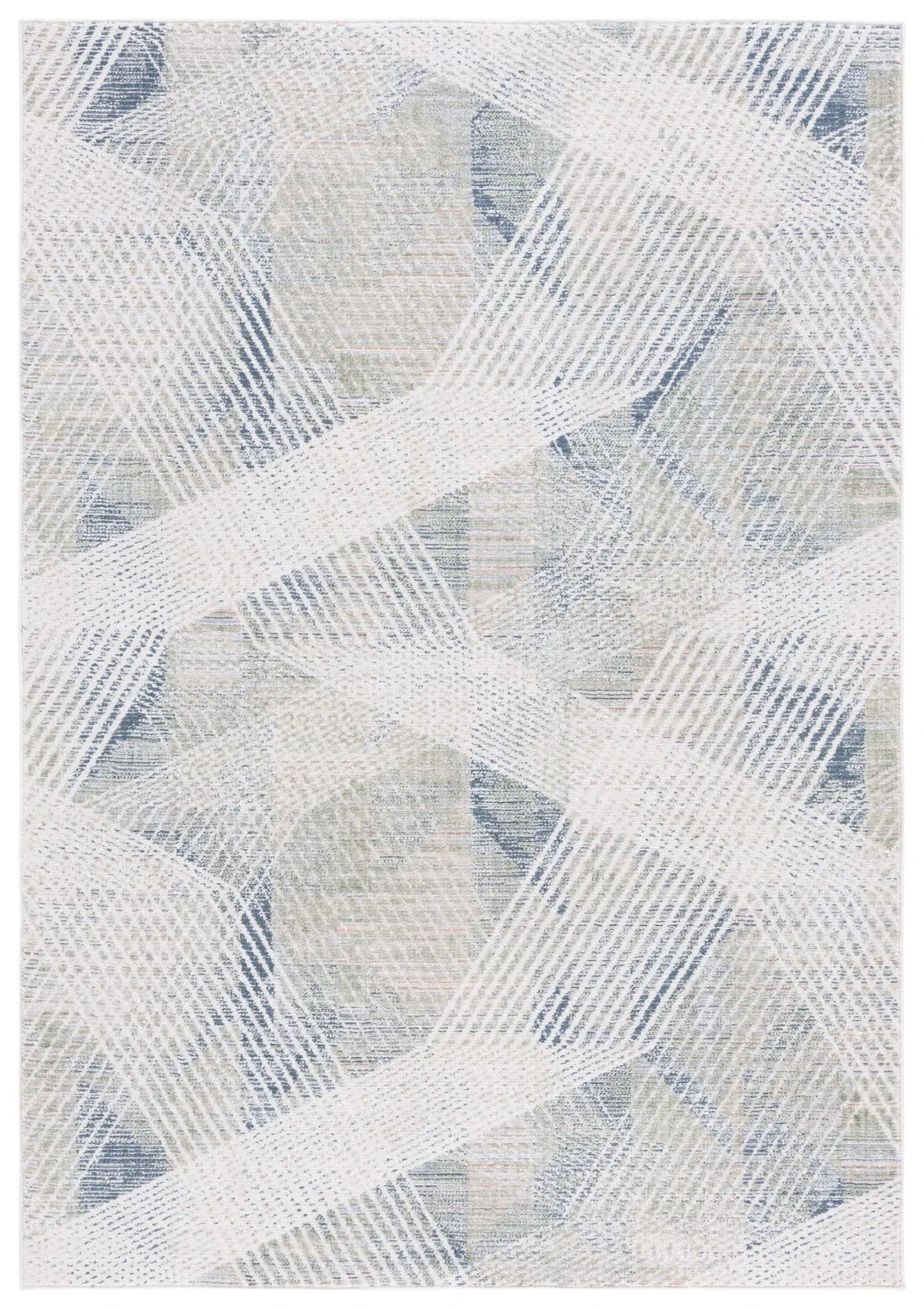 Hunter Abstract Crosshatch Rug