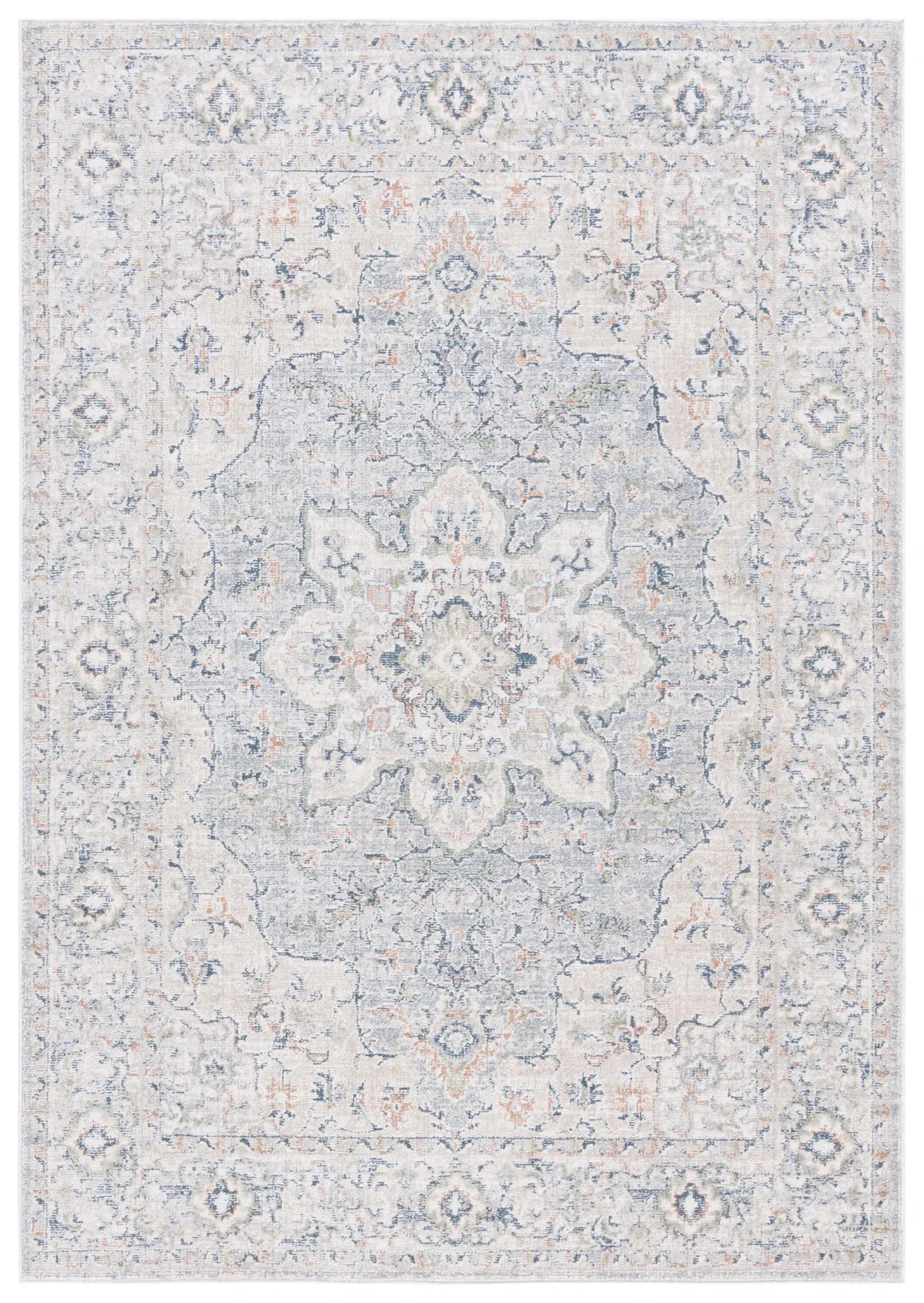 Hunter Distressed Medallion Rug