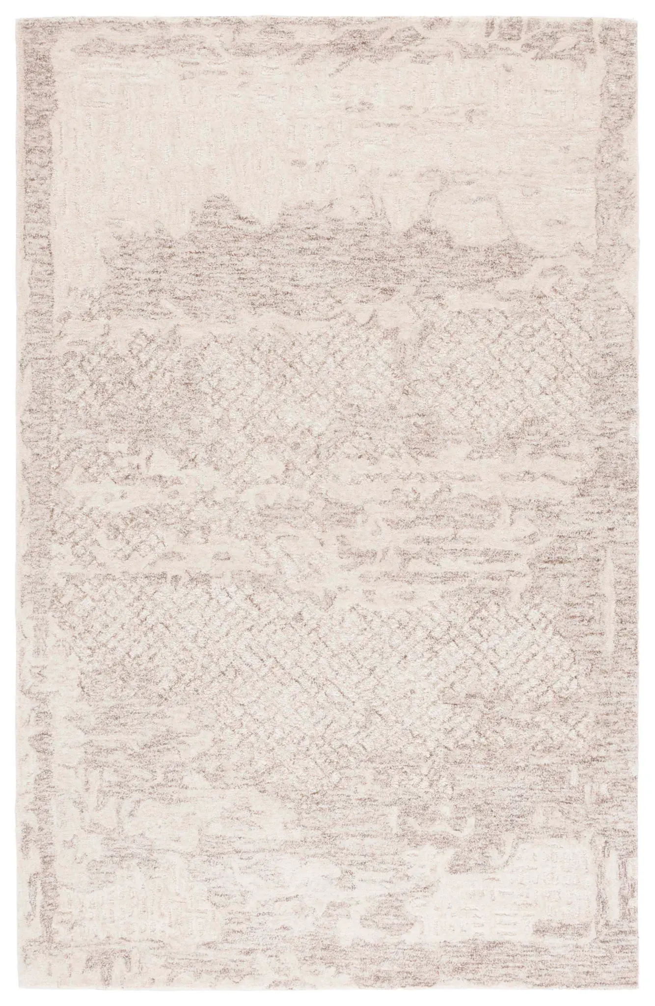 Harvest Faded Border Hand-Tufted Wool Rug