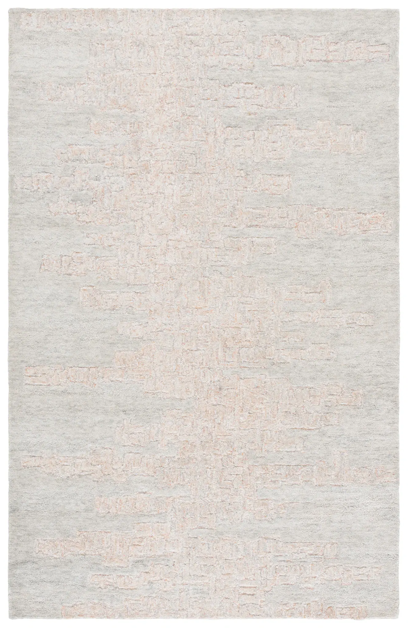Harvest Abstract Grid Hand-Tufted Wool Rug
